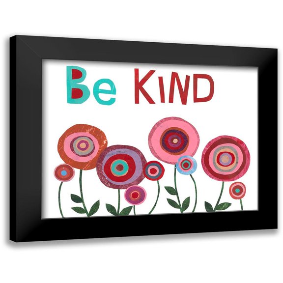 Moore, Regina 18x15 Black Modern Framed Museum Art Print Titled - Garden Sentiment I