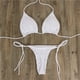 thumbnail image 4 of Conjuntos De Biquini Bikini de mujer sexy Vendaje Traje de baño de verano Fiestas en la piscina Ropa de playa (blanco M) Ndcxsfigh Para Estrenar, 4 of 7