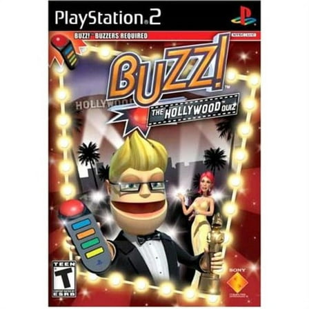 Buzz Hollywood Quiz (software only), Sony Computer Ent. of America, PlayStation 2, 711719763321