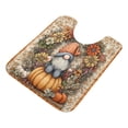 thumbnail image 3 of RMDQTR 16" × 24" Rectangle Shape Bathroom Rugs Plush Toilet Base Mat Soft Rugs Non Slip Absorbent Pumpkin Old Elf, 3 of 9