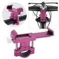 thumbnail image 4 of Motorcycle Phone Mount, Aluminum Alloy Durable Small Folded Size Bike Phone Mount  For Motorcycles For Bicycles For Scooters Pink, 4 of 8