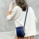 thumbnail image 5 of Bolso de hombro de nailon para mujer | Monedero con cremallera de 3 capas | Bandolera cruzada para teléfono y artículos esenciales | Rojo, morado, azul, negro y gris, 5 of 6