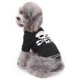 thumbnail image 2 of Halloween Dog Sweaters Sets Black Skull and Bones Boo Puppy Dog Clothes Pet Knitwear for Dog Cat Pet Costume-M, 2 of 7