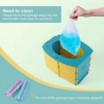 thumbnail image 3 of Baby Potty, Folding Children's Toilet, Blue Yellow Trainer Potty T, convenient and easy to use, 3 of 5