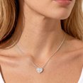 thumbnail image 4 of APSVO 925 Silver Plated Love Heart Initial Necklaces for Women CZ Letter F Pendant Chain Birthday Christmas Jewelry Gifts Teen Girls Stocking Stuffers Kids Age, 4 of 7