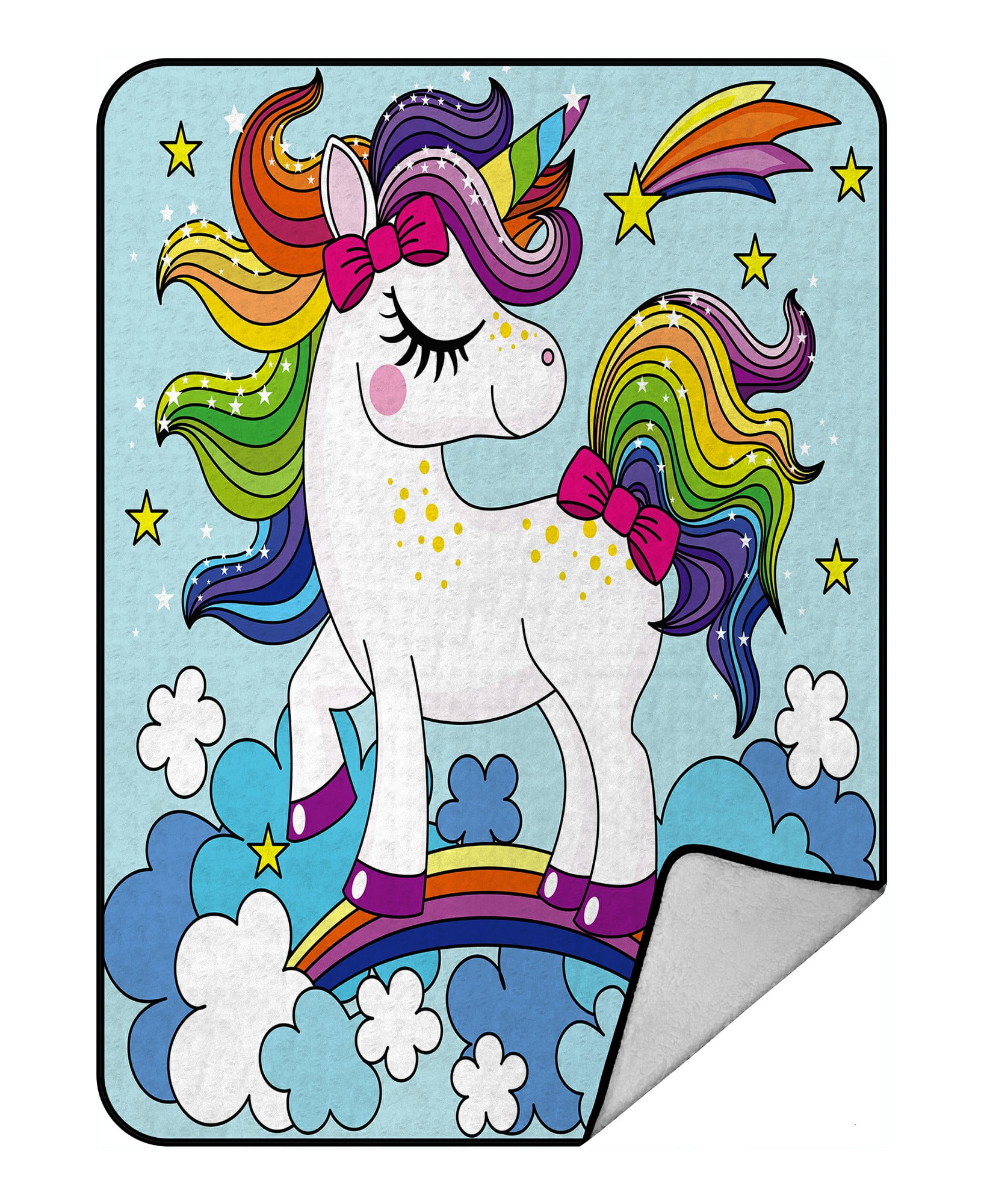unicorn blanket walmart