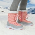 thumbnail image 4 of Apakowa Kids Girls Boys Insulated Fur Winter Warm Snow Boots (Toddler/Little Kid), 4 of 8