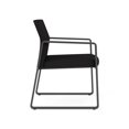 thumbnail image 4 of Gansett Reception Waiting Room Healthcare Guest Chair / Charcoal Steel / Black, 4 of 5