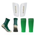 thumbnail image 1 of Adult Soccers Sports Protector 3 Piece Kit Soft Breathable High Elastic Sock for Playing Football, 1 of 5