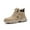 Beige, variant on SKIUHS Men's High-Top Stylish Safety Shoes - High-Grade Security, Lightweight Waterproof Composite Toe & Thick Slip-Resistant Work Sneaker