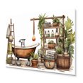 thumbnail image 2 of Designart "Decor with a Natural Bathroom Theme XXII" Bathroom Metal Wall Art Prints, 2 of 5