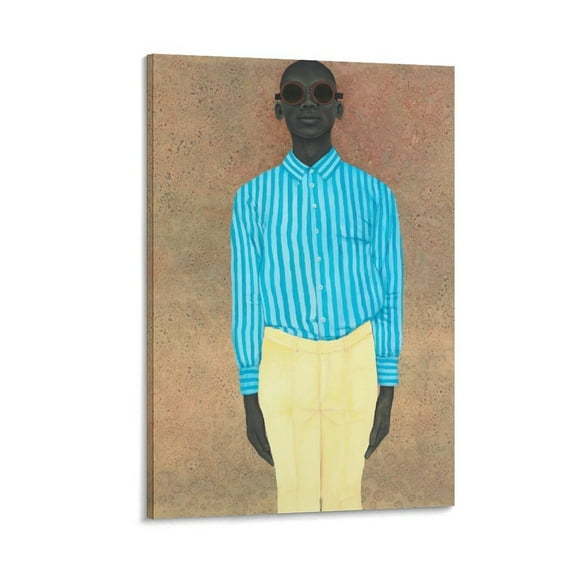 Amy Sherald-The Boy With No Past Wall Art Picture Painting Poster Canvas Print Posters Artworks Bedroom Living Room Decor 12x18inch(30x45cm)
