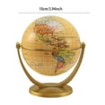 thumbnail image 3 of Retro Rotating World Globe Earth Antique Home Desktop Decor Geography Educational Learning Map School Supplies, 3 of 4