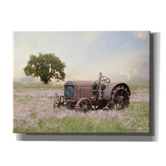 Epic Graffiti 'Tractor at Sunset' by Lori Deiter, Canvas Wall Art, 54"x40"