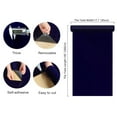 thumbnail image 2 of CHIHUT Self Adhesive Velvet Drawer Liner Roll Dark Blue Felt Fabric Velvet Flocking Liner for Jewelry Soft Velvet Wallpaper Peel and Stick Velvet Liner for Box Liner Craft Cabinets Shelf 17.7''x100'', 2 of 8