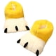 thumbnail image 1 of 1 par de pantuflas de invierno cálidas de felpa para mujer, pantuflas de casa peludas, regalo de invierno, 1 of 5