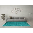 thumbnail image 3 of Ahgly Company Indoor Rectangle Oriental Light Blue Industrial Area Rugs, 8' x 12', 3 of 4