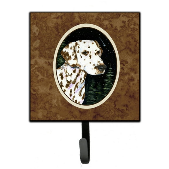 Carolines Treasures SS8518SH4 Starry Night Dalmatian Leash or Key Holder 7Hx4.25W multicolor