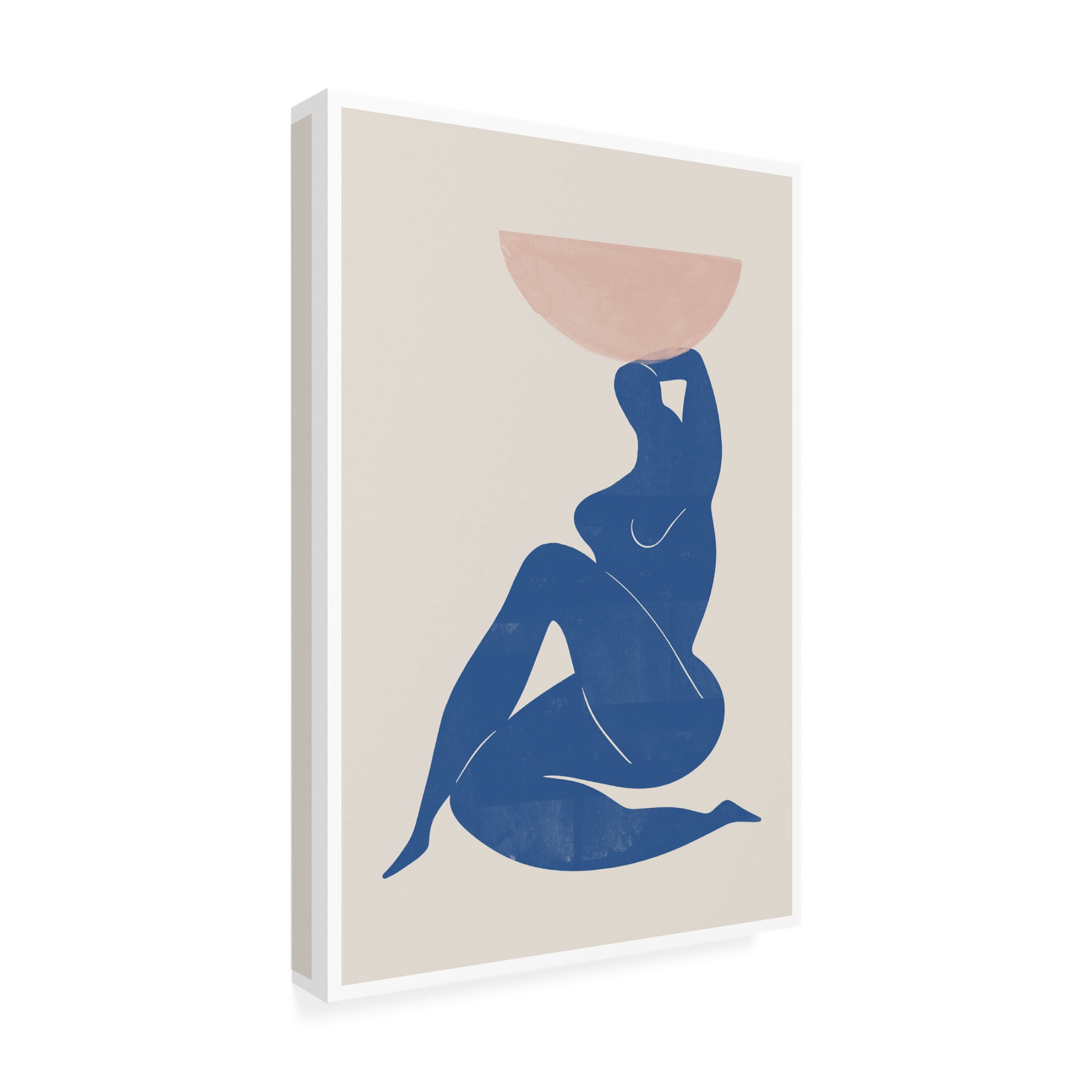 Trademark Fine Art THE MIUUS STUDIO Vase and Woman Canvas Wall Art