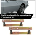 thumbnail image 3 of 1" to 4" Adjustable Rear Leaf Spring Shackle Lift Kit  Replacement for A-Body Fit for Dodge Dart 1963-1976,Fit Plymouth Valiant 1960-1976 SK-5005, 3 of 10