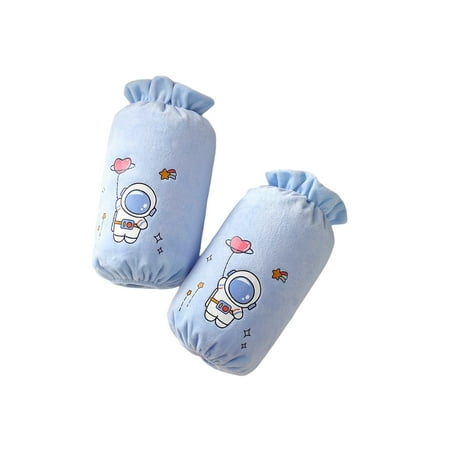 

Thinsont Sleevelet Anti-dirty Cartoon Accessories Short Stain resistant Cleaning Clothing Anti-fouling Children Autumn Home Cute Blue Blue