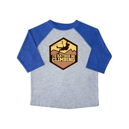 

Inktastic I d Rather Be Climbing Gift Toddler Boy or Toddler Girl T-Shirt