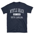 thumbnail image 1 of Myrtle Beach South Carolina Classic Established Men's Cotton T-Shirt, 1 of 1