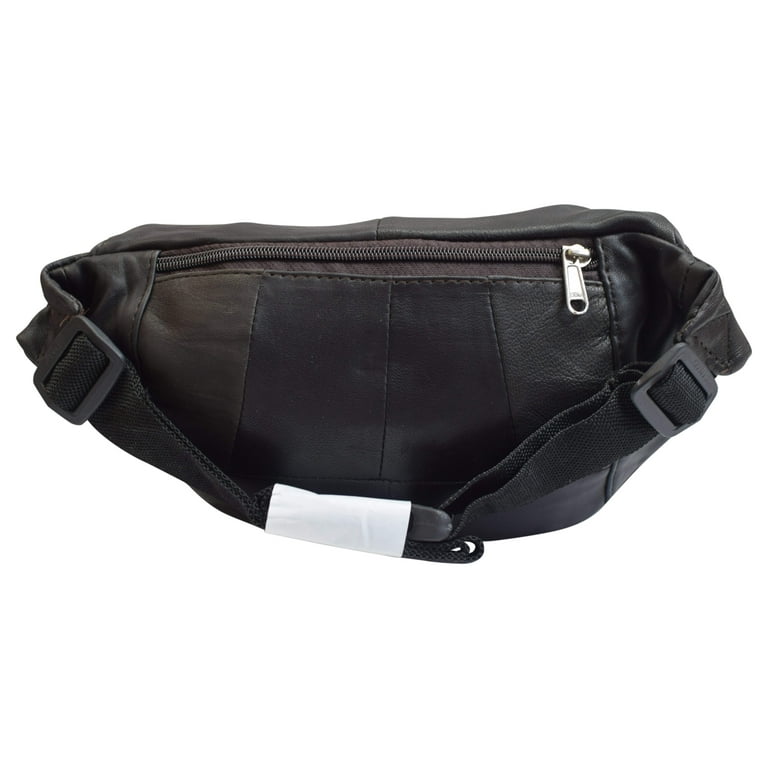 Polare Genuine Leather Fanny Pack/Waist Bag/Organizer (Classic Style)