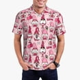 thumbnail image 1 of Fotbe Garden Gnomes Camiseta Polo de Golf para Hombre con Estampado – Camisa Deportiva Transpirable con Cuello Abotonado-X-Large, 1 of 6