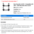thumbnail image 2 of Rear Sway Bar Link Kit - Compatible with 2007 - 2009 Mercedes-Benz GL320 2008, 2 of 2