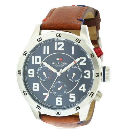 Tommy Hilfiger Leather Chronograph Mens Watch (Best Mens Chronograph Watches)