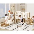 thumbnail image 4 of XJD 11 in 1 Toddler Slide PlaySet for kids indoor/outdoor for Toddlers Age 1-3, Coffee, 4 of 14