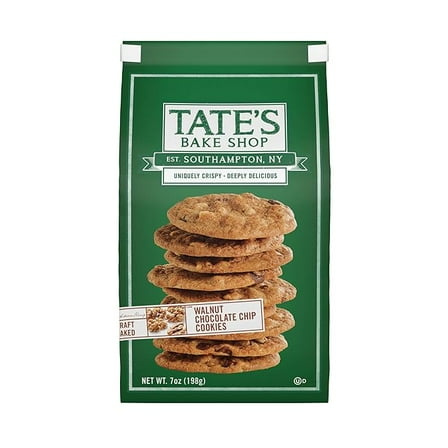 Tate's Bake Shop Walnut Chocolate Chip Cookies, 7 oz ( Pack of 3 )