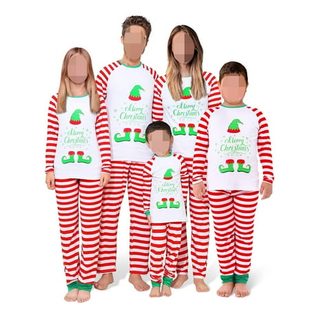 

JBEELATE Christmas Family Pajamas Matching Sets Classic Plaid Xmas Clothes Soft Outfit Sleepwear