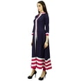 thumbnail image 3 of Phagun Kurti Ethnique Haut Designer Anarkali Kurta Tunique Robe en Polyester, 3 of 5