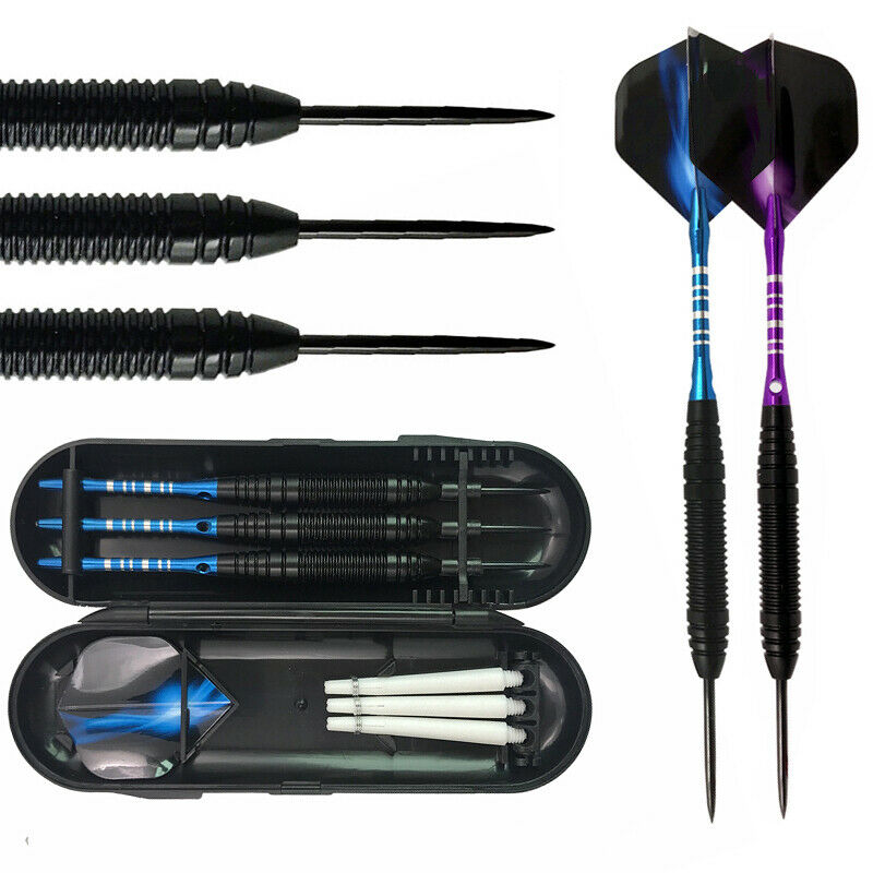 3Pcs/set Tungsten Darts Hard Type Darts Steel Tip Metal Barrel Shafts