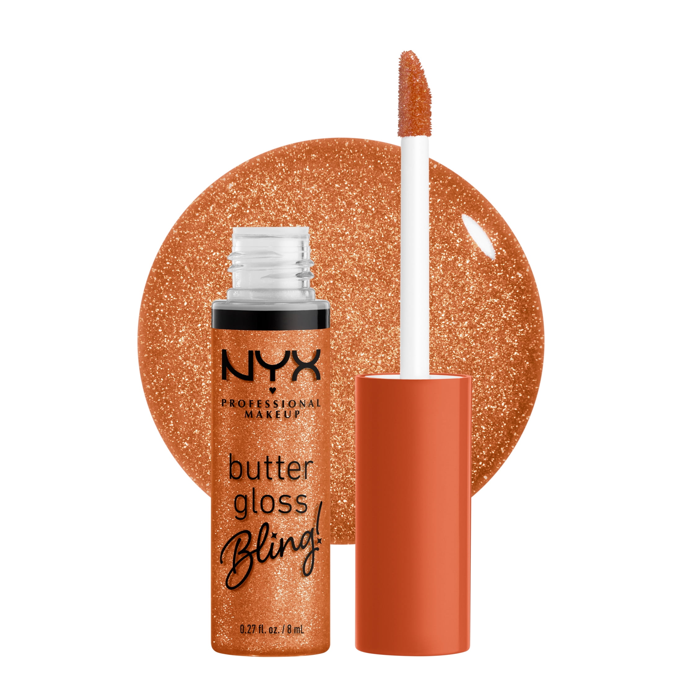 NYX Professional Makeup Butter Gloss Bling, Non-Sticky Lip Gloss, Pricey, 0.27 Oz