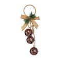 thumbnail image 3 of EWASWON Christmas Jingle Bells - Metal Christmas Tree Ornaments, Coffee Brown Holiday Bell Decor for Door Wall Hanging, Festive Xmas Gifts, 3 of 6
