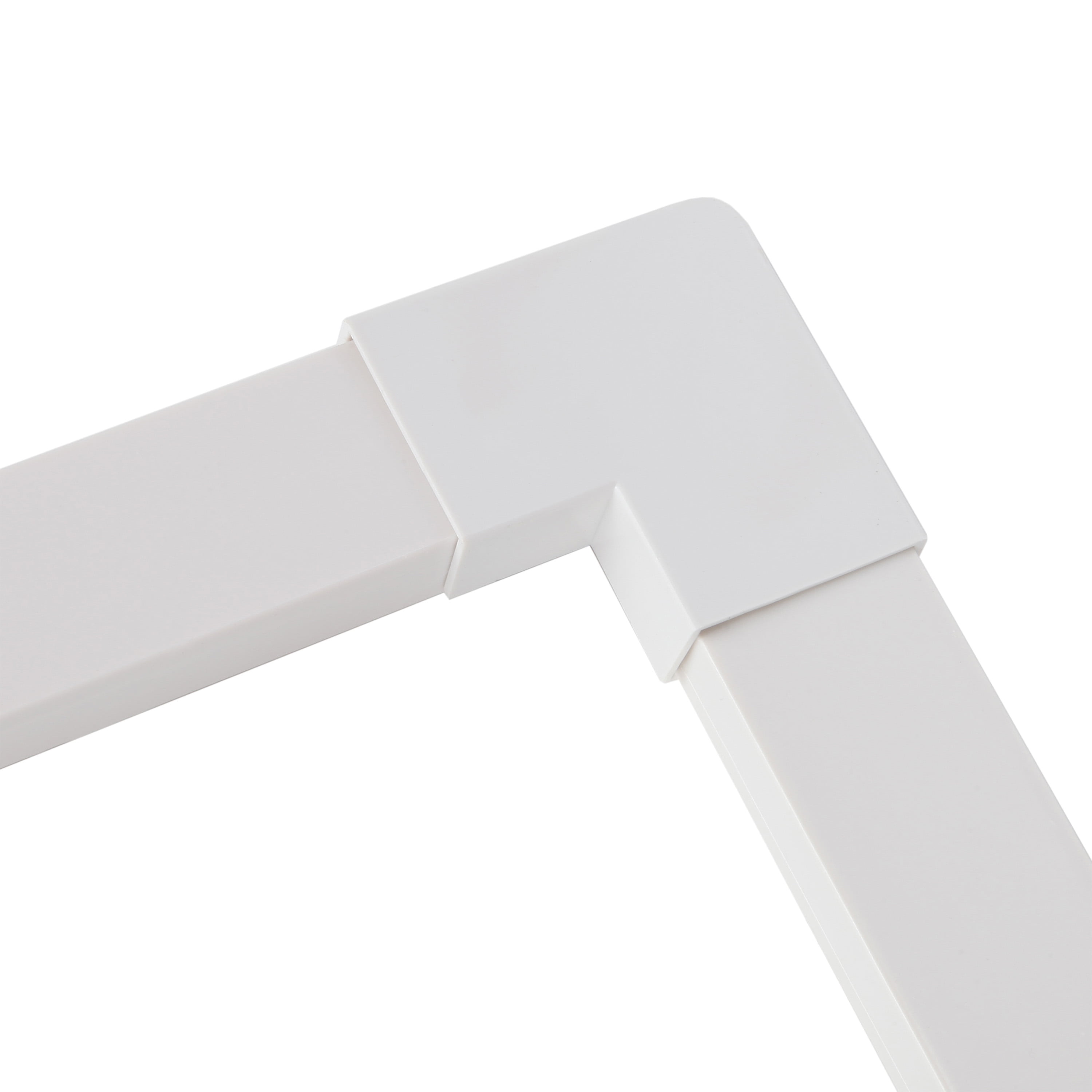 HomeConcept CC111WH Corner Cord Cover 20 White (2 Pack)