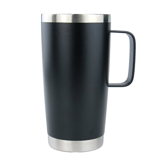 20Oz Handle Car Cup Car Cup Stainless Steel Cup Insulated Travel Coffee Mug With Handle Double Wall Stainless Steel Vacuum Coffee Tumbler Thermal Coffee Cup Glass&Bottle Home Decor