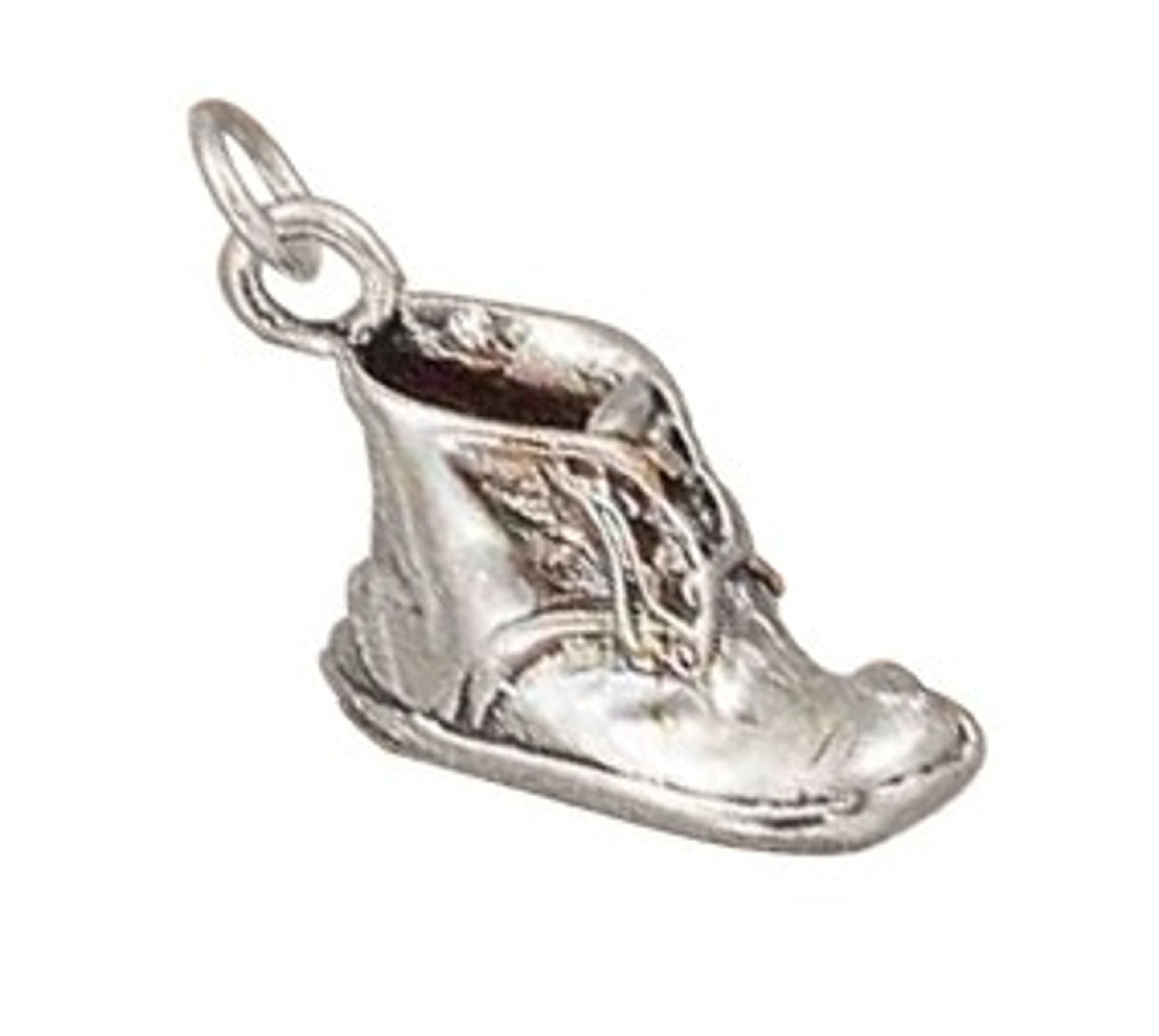 Baby Shoes Vintage Western Sterling Silver Jewelry Charms 