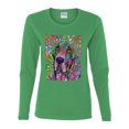 thumbnail image 3 of Colorful Beagle | Dogs Love You | Dean Russo Art Animal Lover Womens Long Sleeve T-Shirt, Kelly, Large, 3 of 6