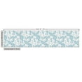 thumbnail image 3 of Ambesonne Nature Fabric by the Yard Upholstery, Orchid Flowers in Line Style, 10 Yards, White Pale Sky Blue, 3 of 5