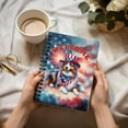 thumbnail image 3 of Australian Shepherd Patriotic Welcome for 4Th of July Independence Day Spiral Bound Journal Aussie Dog Lover Gifts 5x7in Spiral Notebook - 00010, 3 of 5