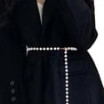 thumbnail image 3 of LYMAYTER Retro Waist Chain For Dresses Pearl Chain Belt - Single Layer, AdjUS-CYYLtable, 3 of 6