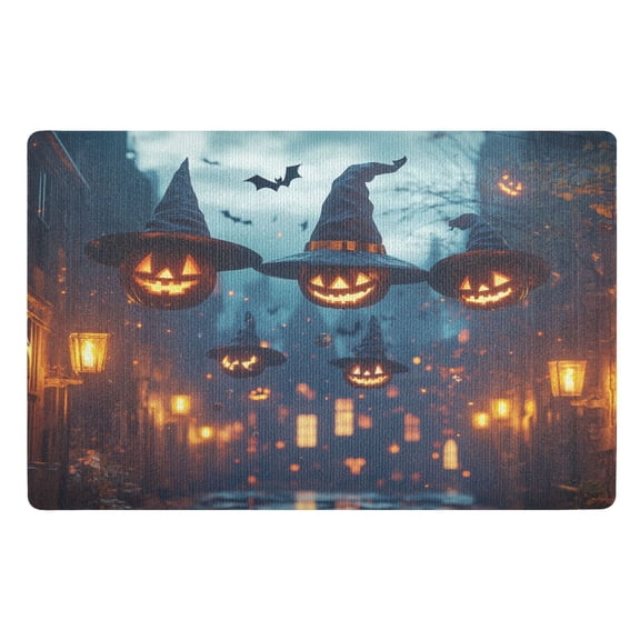 BZSMCE Floor Mats 32x20in Sorcerer Pumpkins Creativity Doormats
