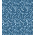 thumbnail image 3 of Surfboard Twin Size Duvet Cover Set, Blue Waters Oceanic Elements Waves Swirls Doodle White Outlines Hobby Fun Times, Decorative 2 Piece Bedding Set with 1 Pillow Sham, Blue White, by Ambesonne, 3 of 3