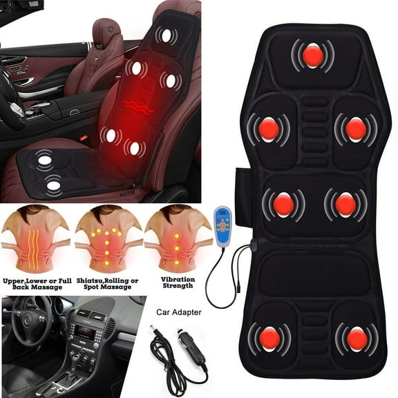 Back Massager, Back Massage Cushion, 7 Vibrating Nodes to Release Stress and Fatigue, for Home and Office Use