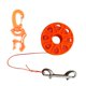 thumbnail image 1 of Carrete de buceo DYNWAVEMX 18 M 59 Pies Con Perno de Seguridad de Nylon acero Inoxidable Clip Giratorio, 1 of 8
