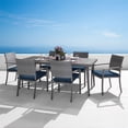 thumbnail image 5 of RST Brands Portofino Casual 7pc Aluminum Outdoor Dining Set - Laguna Blue, 5 of 5